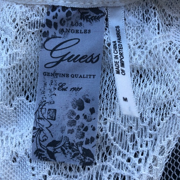 Guess lace racer back tank top - Picture 2 of 4